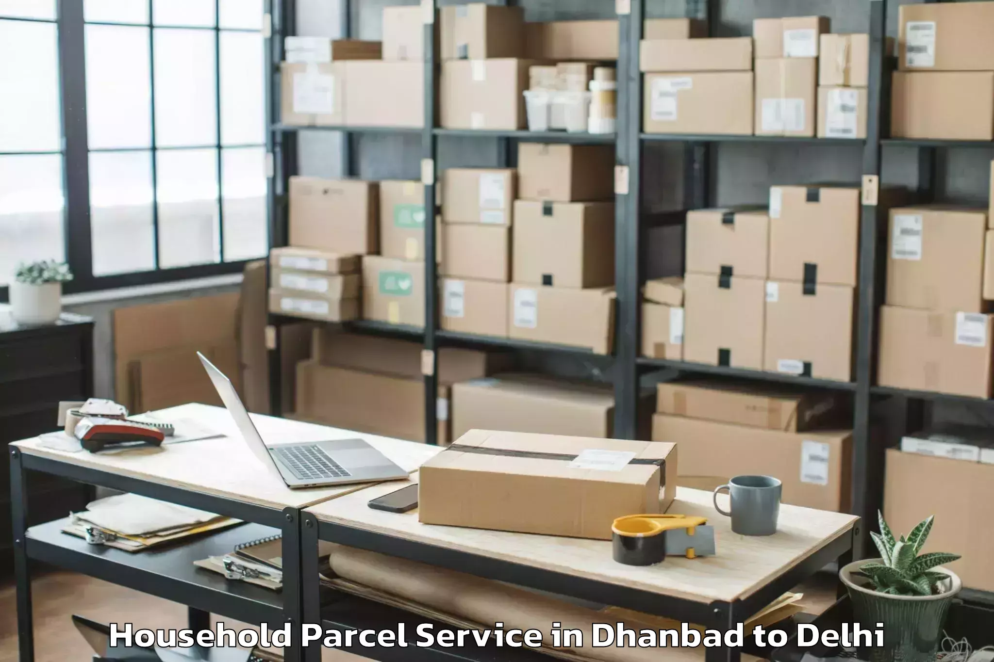 Book Dhanbad to Punjabi Bagh Household Parcel Online